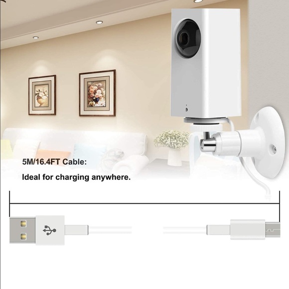 2 Pack 16.4FT Flat Power Extension Cable - Picture 6 of 7